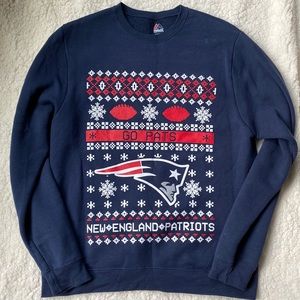 New England Patriots Christmas Sweatshirt 🎄